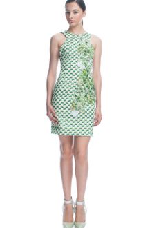 Missoni Ss Checkered Silk Sheath with Holographic Paillettes - Lyst