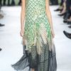 Missoni Ss Checkered Silk Long Tank Dress with Holographic Paillette Overlay in Green (green/black multi) - Lyst