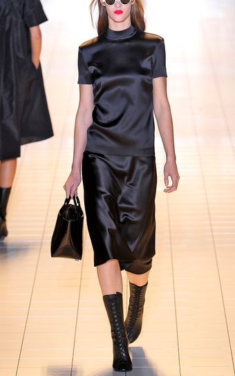 Rochas Duchesse Satin Top - Lyst