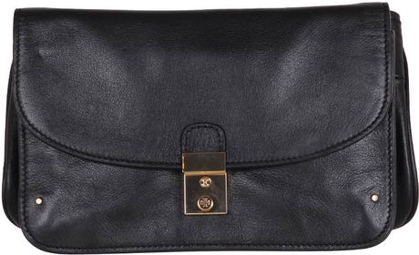 Tory Burch Clutch Priscilla in Black - Lyst