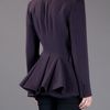 Alexander Mcqueen Fitted Blazer in Purple (aubergine) - Lyst