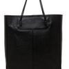 Alexander Wang Prisma Pebble Grain Tote with Rose Gold in Black in Black - Lyst