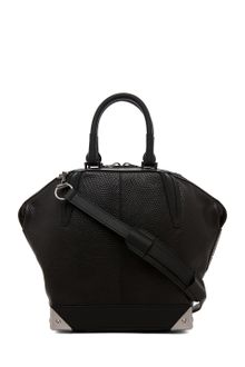 Alexander Wang Small Emile Lizard Print Tote in Black - Lyst