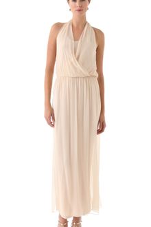 Alice + Olivia Wrap Front Maxi Dress - Lyst
