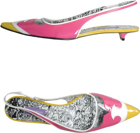 Emilio Pucci Slingbacks in Pink (sky) - Lyst