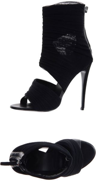Giuseppe Zanotti High Heeled Sandals in Black - Lyst