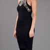 Mcq By Alexander Mcqueen Embellished Dress in Black - Lyst
