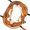 Michael Kors Skorpios Pebbled Leather Drawstring Satchel in Brown - Lyst