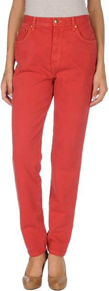 Moschino Jeans Denim Trousers - Lyst