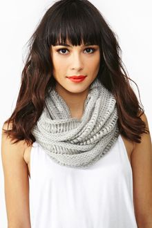 Nasty Gal Shredded Infinity Scarf - Lyst