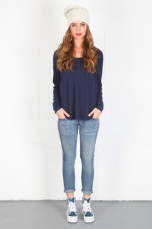 Splendid Thermal Pullover - Lyst