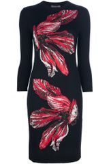 Alexander McQueen Long Sleeved Fitted Dress