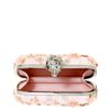 Alexander Mcqueen Flower Embroidered Clutch in Pink - Lyst