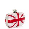 Alexander Mcqueen Tricolour Union Jack Clutch in White - Lyst