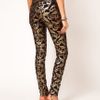 Asos Skinny Jeans in Metallic Baroque Print in Multicolor (multi) - Lyst