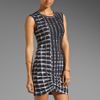 Bcbgmaxazria Print Dress in Black (black co) - Lyst