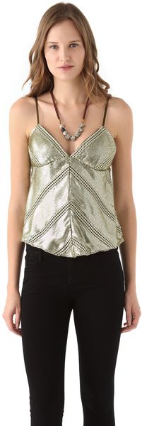 Dallin Chase Dani Sequin Camisole - Lyst