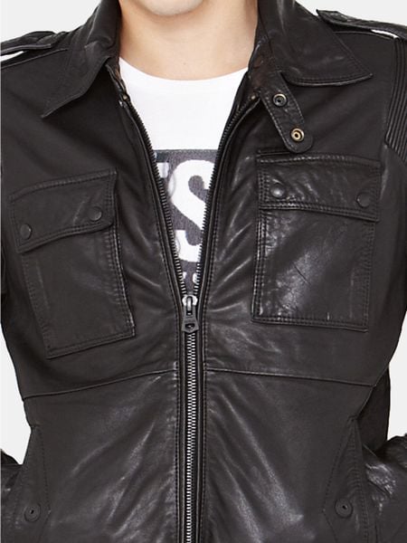 Leather Jacket Men Diesel Chaqueta De Cuero Hombre 2010 2011 Chic | HD