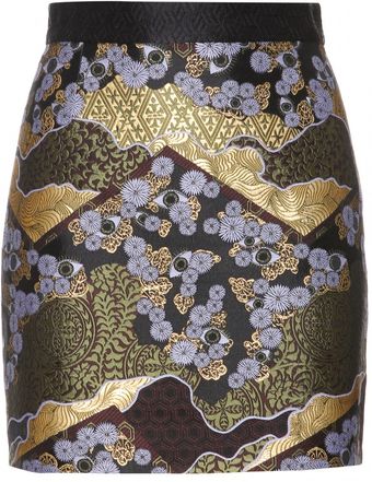 Proenza Schouler Jacquard Woven Skirt - Lyst