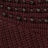 Topshop Studded Slouchy Cardigan in Red (burgundy) - Lyst