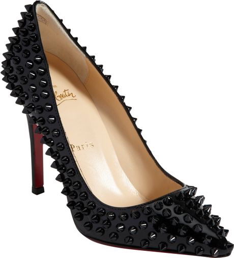 Christian Louboutin Pigalle Spikes in Black - Lyst