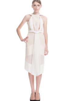 Dion Lee Ss Pleat Purity Dress - Lyst