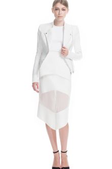 Dion Lee Ss 3d Filter Leather Jacket - Lyst