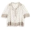 Isabel Marant Ss Anya Top in Beige (white) - Lyst