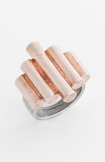 Low Luv By Erin Wasson Metal Tubes Ring - Lyst