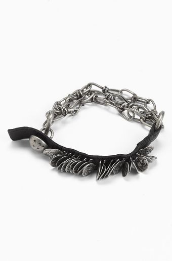 Low Luv By Erin Wasson Coin Leather Bracelet - Lyst