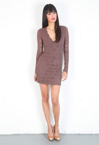 Nightcap Clothing Long Sleeve Deep V Victorian Dress - Lyst