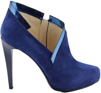 Burak Uyan Leather and Suede Ankle Boot - Lyst