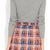 J.crew Cottonjersey Top in Gray - Lyst