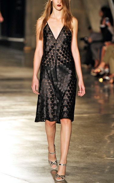 Jonathan Saunders  Black Teardrop Reva Dress in Black (black teardrop) - Lyst