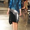 Jonathan Saunders  Blue Silver and Black Jerri Dress in Silver (blue/silver/black) - Lyst