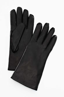 Ann Taylor Cashmere Lined Leather Gloves - Lyst