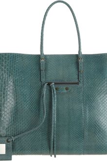 Balenciaga Papier A4 Python Tote Bag - Lyst