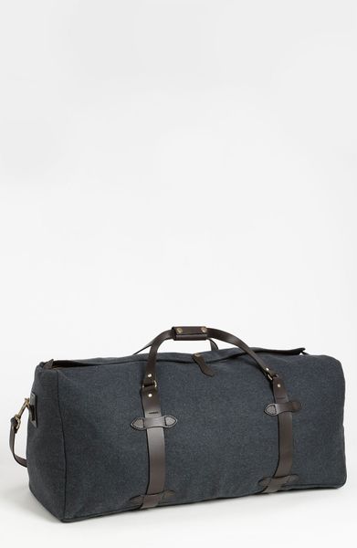 Filson Large Wool Duffel Bag in Gray for Men (charcoal) | Lyst