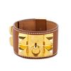 Hermes Hermes Barenia Collier De Chien Cuff in Brown - Lyst