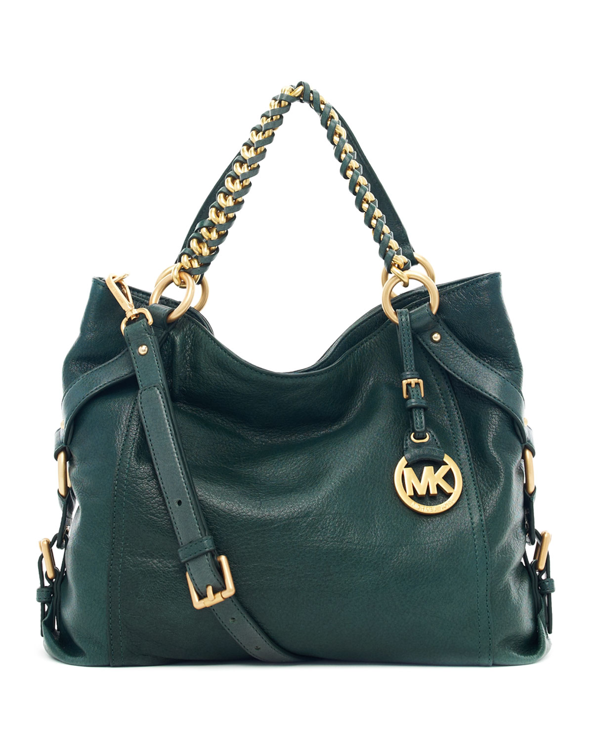 michael kors army green tote