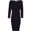 Zac Posen Long Sleeve Wide VNeck Dress in Blue (indigo) - Lyst
