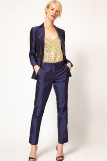 ASOS Collection Asos Premium Trouser in Soft Shine - Lyst