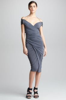 Donna Karan New York Offtheshoulder Jersey Dress - Lyst