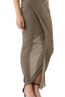 Helmut Lang Slack Jersey Wrap Skirt - Lyst