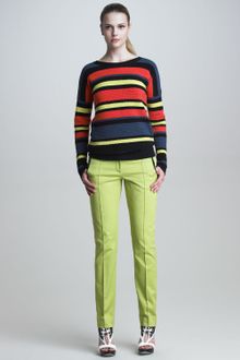 Jason Wu Classic Stovepipe Pants Lime - Lyst
