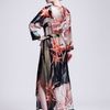 Lanvin Tropicalprint Caftan Maxi Dress in Multicolor (dark blue) - Lyst