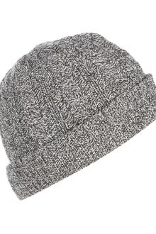 Topman Black Twist Cable Beanie - Lyst
