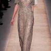 Valentino Organza Short Sleeve Embroidered Gown in Beige (cipria) - Lyst
