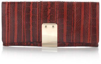 Valentino  Rouge Stud Flap Clutch - Lyst