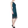 Dolce & Gabbana Lace Overlay Sheath Dress in Blue (petrol) - Lyst